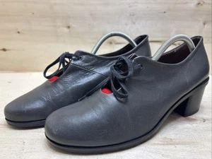 ZAPATO MUJER LILI MILL TRIPPEN ZAPATOS CON CORDONES TACÓN BLOQUE TALLA:38 UK:5 GRIS OSCURO - Imagen 1 de 7