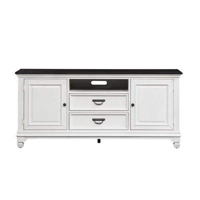 Consola de TV Allyson Park blanca 66 pulgadas Foto 1 de 4