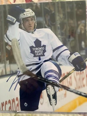 Fotografía firmada por Tyler Bozak Toronto Maple Leafs con certificado de autenticidad Foto 1 de 2