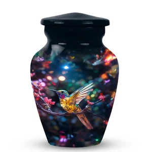 Human Ashes Urns for Adults Artistic Hummingbird for Adult Ashes Box - Picture 1 of 8
