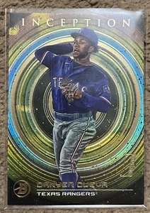 Danyer Cueva #'d /50 - 2022 Bowman Inception Gold Foil SP #82 Texas Rangers - Picture 1 of 3