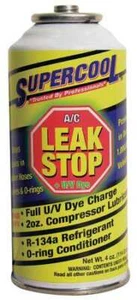 Supercool Stopa A/C Leak Stop Seals, Aerosal Can, 4Oz.