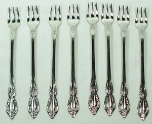 8 horquillas de cóctel oneida distintion deluxe raphael acero inoxidable - Imagen 1 de 3