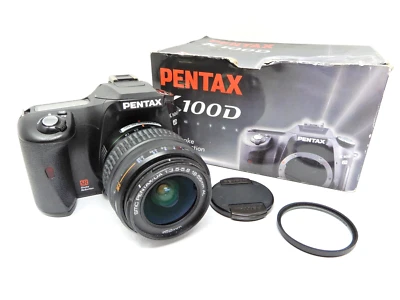 Pentax K100D 6.1MP Digital SLR Camera With 18-55mm Zoom Lens - Boxed - Image 1 of 4