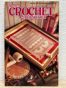 Vintage 1990 Annie's Crochet Newsletter Craft Book # 49 - Imagen 1 de 7