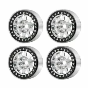 Cerchi ruota 4 pz CNC Beadlock 1,9" per 1/10 RC Assiale SCX10 90046 TRX4 RedCat Gen8 - Foto 1 di 9