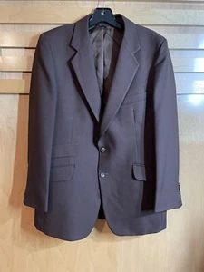 Fioravanti Men’s 2 Button Single Breast Blazer Jacket Size 38 Brown - Picture 1 of 10