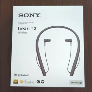 USED  SONY Hi-Res Wireless Earphone WI-H700 N h.ear in 2 Wireless Gold Japan - Picture 1 of 4