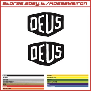 Kit 2 Adhésifs Deus Ex Machina 1 mm.50x34 Stickers Autocollants - Imagen 1 de 1