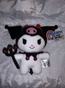 Kuromi Halloween DEVIL Sanrio Plush Kawaii Plushie Hello Kitty & Friends NEW - Picture 1 of 3