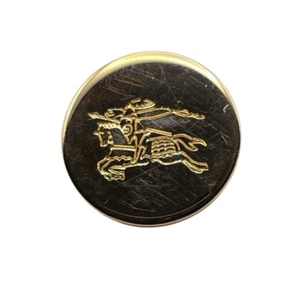 Burberry Prorsum Knight Gold tone metal Sleeve Replacement button .60" - Picture 1 of 4