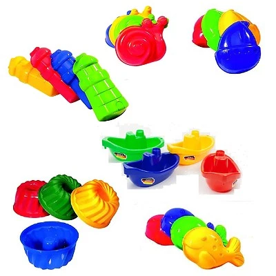 Spielstabil Sandförmchen Sandspielzeug Segelboot Boot gelb Sand Förmchen - Bild 1 von 2