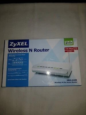 ZyXEL NBG416N 150 Mbps 4-Port 10/100 Wireless N Router - Image 1 of 4