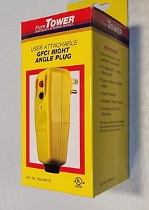 Tower 30434010 User Attachable GFCI Right Angle Plug - Picture 1 of 8