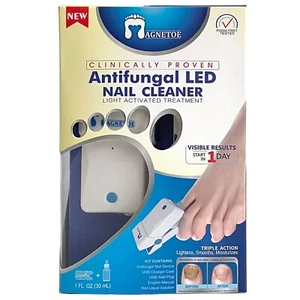 Magnetoe Antifungal Fungus LED Nail Cleaner Device Light Activated Treatment - Picture 1 of 9