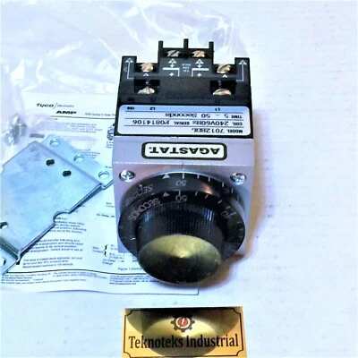 AGASTAT 7012BDL TIMER   5-50 SEC /  240VAC - Image 1 of 3