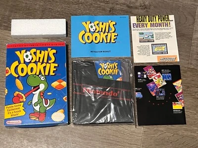 Yoshi's Cookie Nintendo Nes Complete CIB Excellent Condition Authentic - Image 1 of 4