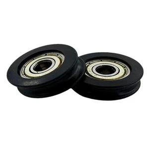 High Quality U Groove Nylon Rubber Pulley Flexible Ball Bearing Wheel Roller _in - Picture 1 of 6