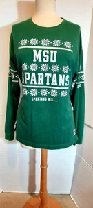 Camiseta Michigan State Spartan Victoria's Secret Rosa - Talla M - Mangas Largas - Imagen 1 de 11