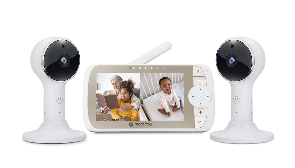Motorola VM65-2 CONNECT 5.0” Full HD Wi-Fi® Video Monitor de Bebé - Juego de Dos Cámaras Foto 1 de 3