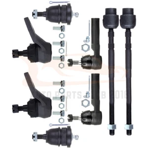 8Pcs Front Lower Ball Joints Tie Rod Fits 1985-1993 Cadillac Commercial Chassis - Picture 1 of 8