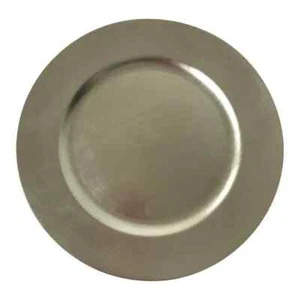 FOIL CHARGER PLATE SILVER - Picture 1 of 1