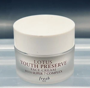 Fresh Lotus Youth Preserve Moisturizer .24 Oz New/No Box - Picture 1 of 4