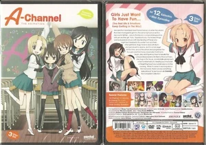 A-Channel: Complete Anime Collection (DVD, 2012, 3 Disc Set) OUT OF PRINT - Picture 1 of 11