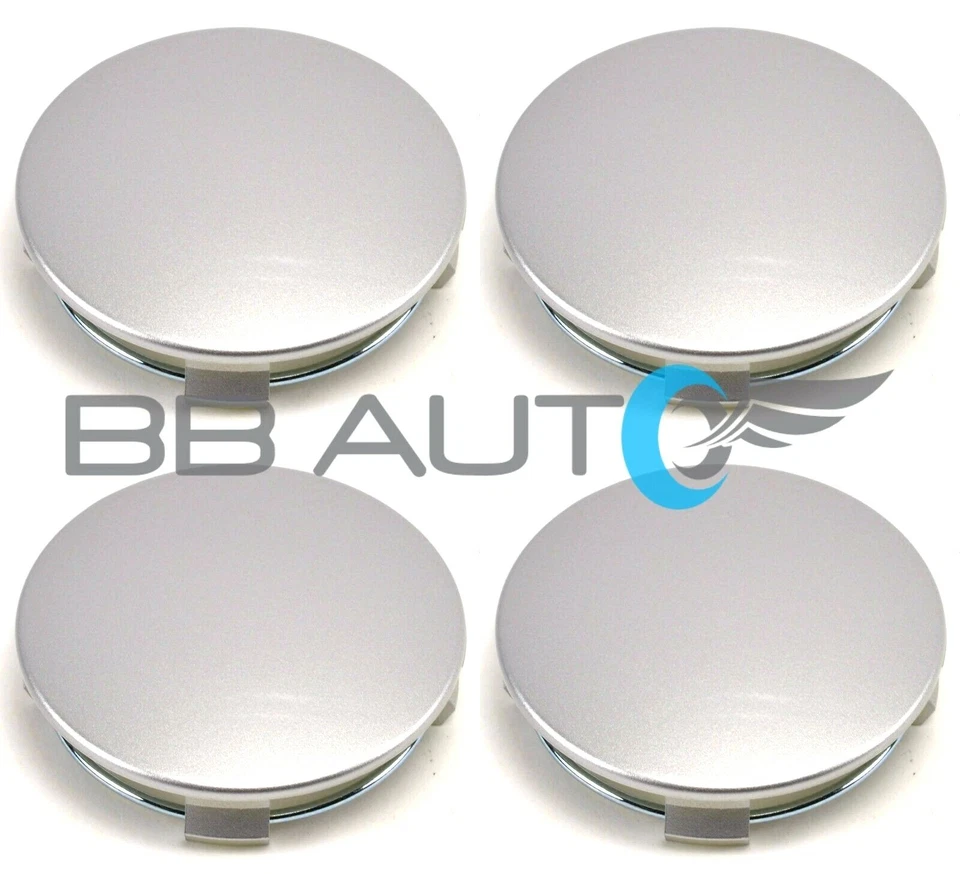 CONJUNTO DE 4 TAMPAS DE CENTRO DE CUBO DE RODA PRATA GMC YUKON SIERRA TAHOE ESCALADE NOVAS 3,25" - Imagem 1 de 4