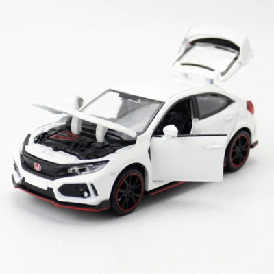 Honda Civic Type R Toy Car Diecast Model Car 1:32 Toys for Boys Kids Gifts White - Image 1 of 4