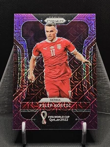 2022 Panini Prizm World Cup Qatar Purple Mojo /49 Filip Kostic #256 Serbia - Imagen 1 de 2