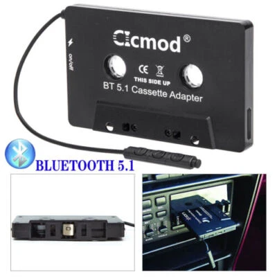 CICMOD Universal Bluetooth 5.1 Wireless Cassette Adapter for MP3 iPhone Ipad Android