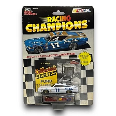 Racing Champions Stock Car With Card & Stand #11 A. J. FOYT Ford Talladega - Image 1 of 3