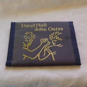 Vintage 1980er Hall and Oates Geldbörse Deadstock Neu aus altem Lagerbestand brn - Bild 1 von 3