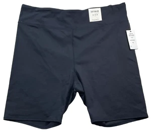 Cotton On Workout Shorts Womens Plus size 16 Black Pull on High Waist Bike New - Picture 1 of 8