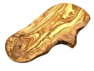 Handgefertigtes Olivenholz Schneidebrett 45-49 cm, rustikal, Küchenbrett - Bild 1 von 4