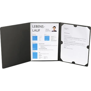 Exacompta 10x Bewerbungsmappe Karton Leinenoptik 1Klemmschiene A4 Farbauswahl - Bild 1 von 4