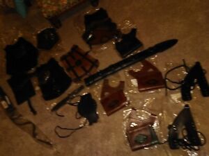 Leather Larp Greaves Palantoke Medieval Armor mixed lot