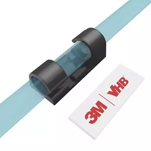 Cable Clips with Strong Self-Adhesive Cable Management TV PC Wire Holder Stic... - Picture 1 of 6