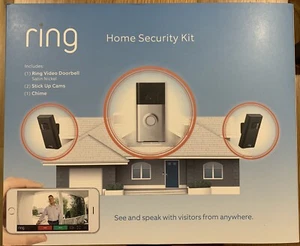Ring Doorbell 1st Generation Home Security Kit Brand New Unopened - Picture 1 of 5