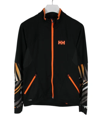 Helly Hansen Pullover Men M Zipper Black Logo Collar Pockets - Image 1 of 4