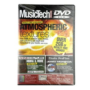 MusicTech Magazine Atmospheric Textures DVD-ROM Samples Pads FX New Sealed - Imagen 1 de 7