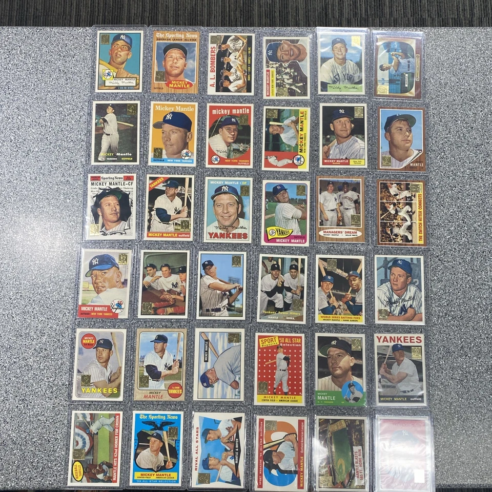 Juego completo conmemorativo de cartas 1996-1997 Topps Mantle #1-36 (casi nuevo-como nuevo) Foto 1 de 4