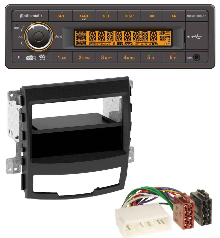 Continental Bluetooth MP3 USB DAB Autoradio für SsangYong Korando CK 2010-2013 - Bild 1 von 4