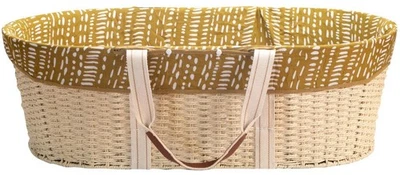 Nestling: Moses Basket Muslin Liner - Sage Dash - image 1 of 2