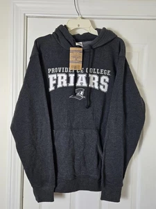 New Providence College Friars Men's Hoodie Sweatshirt Sz Large NCAA Gray $45 NWT - Picture 1 of 4