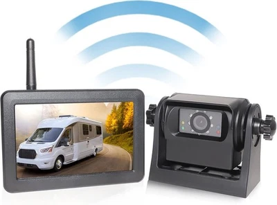 EWAY WiFi Magnetic Hitch Wireless Backup Rear/Front View Camera Black  - Image 1 of 4
