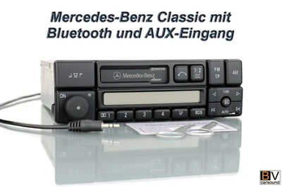 Mercedes-Benz Classic Bluetooth AUX MP3 Radio E-Klasse W124 S124 C124 A124 Coupe - Bild 1 von 4