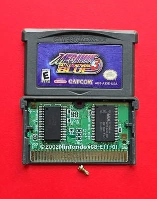 Game Boy Advance Mega Man Battle Network 3: Blue Nintendo GBA Authentic Saves - Image 1 of 4