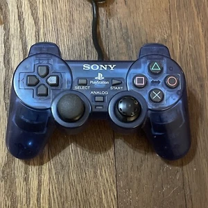 Controlador analógico Playstation 2 (PS2) azul Dualshock modelo SCPH-10010 - PROBADO - Imagen 1 de 15